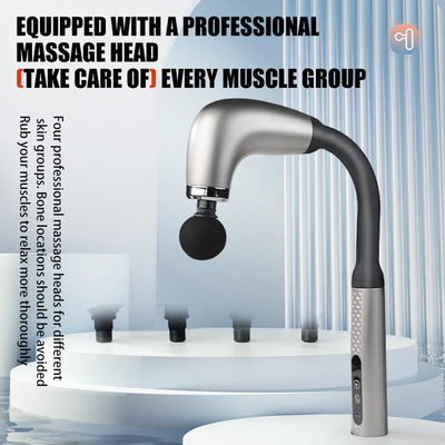 Electric Fascia Gun Massager for Body Relaxation - Smarsty