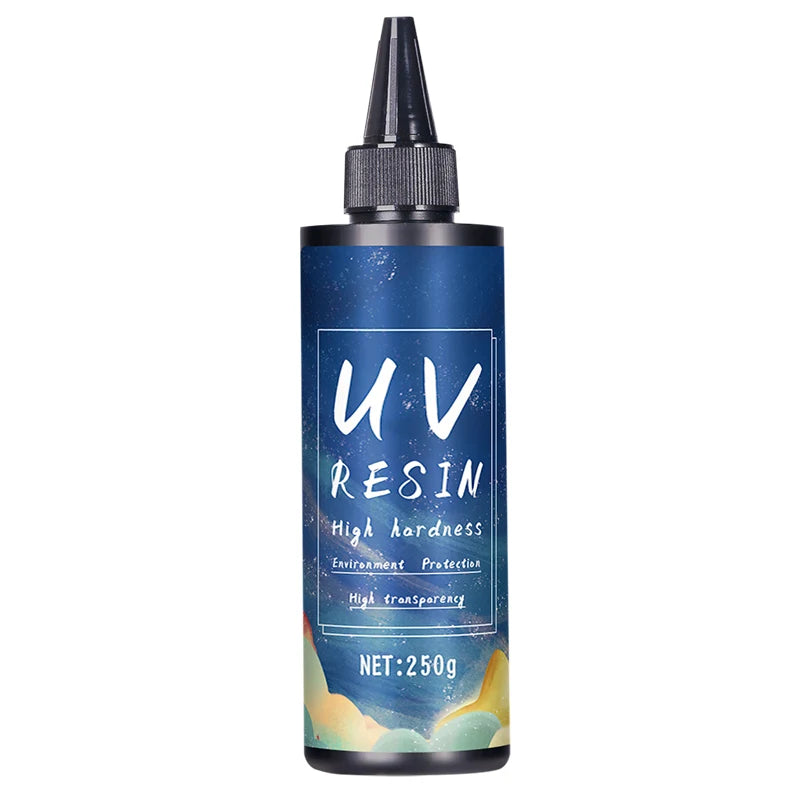 UV Resin Glue for DIY Jewelry, Epoxy Resin and UV Lamp High Transparency Fast Drying High Hardness, 20g, 50g, 100g, 250g, 1000g - Smarsty