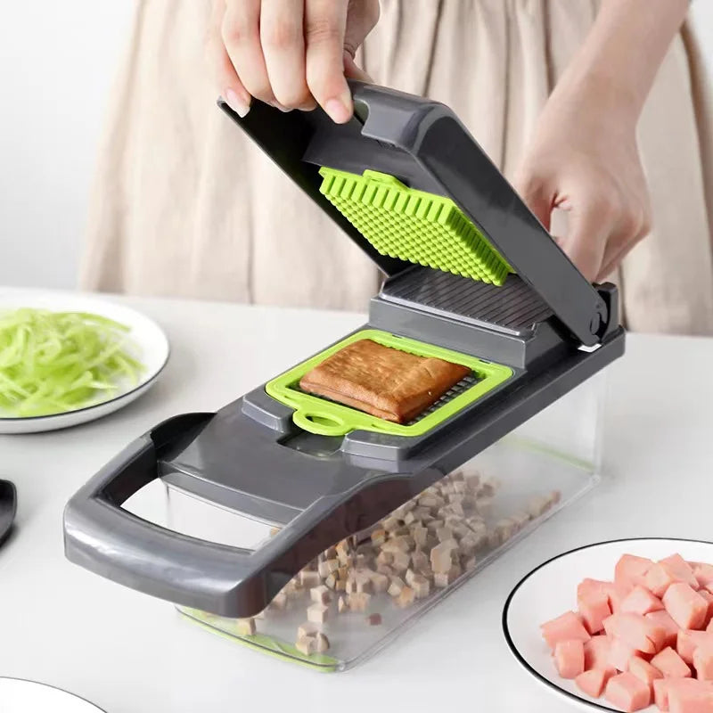 Valentine's Gift Safe Hand Guard Vegetable Cutter, for Cooking Together. 33x12cm, Shows Your Care