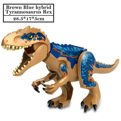 Jurassic Dinosaur World Brutal Raptor T-Rex Triceratops Indominus Rex Model Building Blocks Dino Velociraptor Figure Bricks Toys - Smarsty