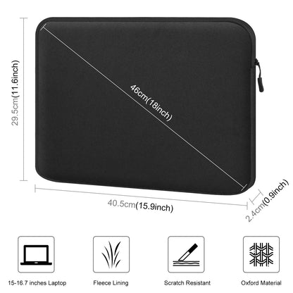 Canvas Laptop Sleeve With Zipper For 15 To 16 Inches