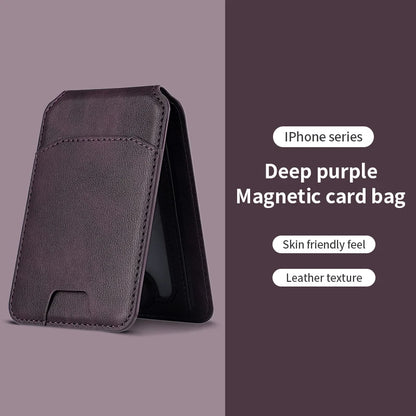 MagSafe Leather Wallet Case for iPhone Card Holder - Smarsty