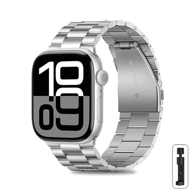 Stainless Steel Strap for Apple Watch Ultra 3/2 Band 46mm 49mm 40mm 44mm 42mm 41mm 45mm Bracelet IWatch Series 11 10 9 8 7 SE 6 - Smarsty