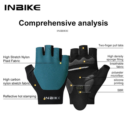 INBIKE Summer Cycling Gloves Shock Absorbing Breathable - Smarsty