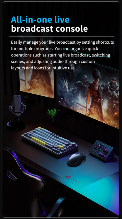 Programmable Macro Keyboard With 12 Keys For Gaming