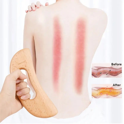 Wooden Gua Sha Tool for Effective Body Massage - Smarsty