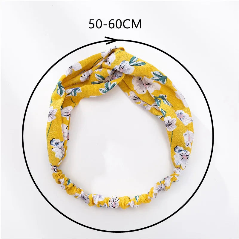 Bohemian Print Headbands For Women Vintage Turban Comfort - Smarsty