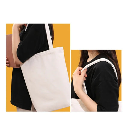 Large Capacity Canvas Tote Bag Reusable Eco Shopping Bag - Smarsty