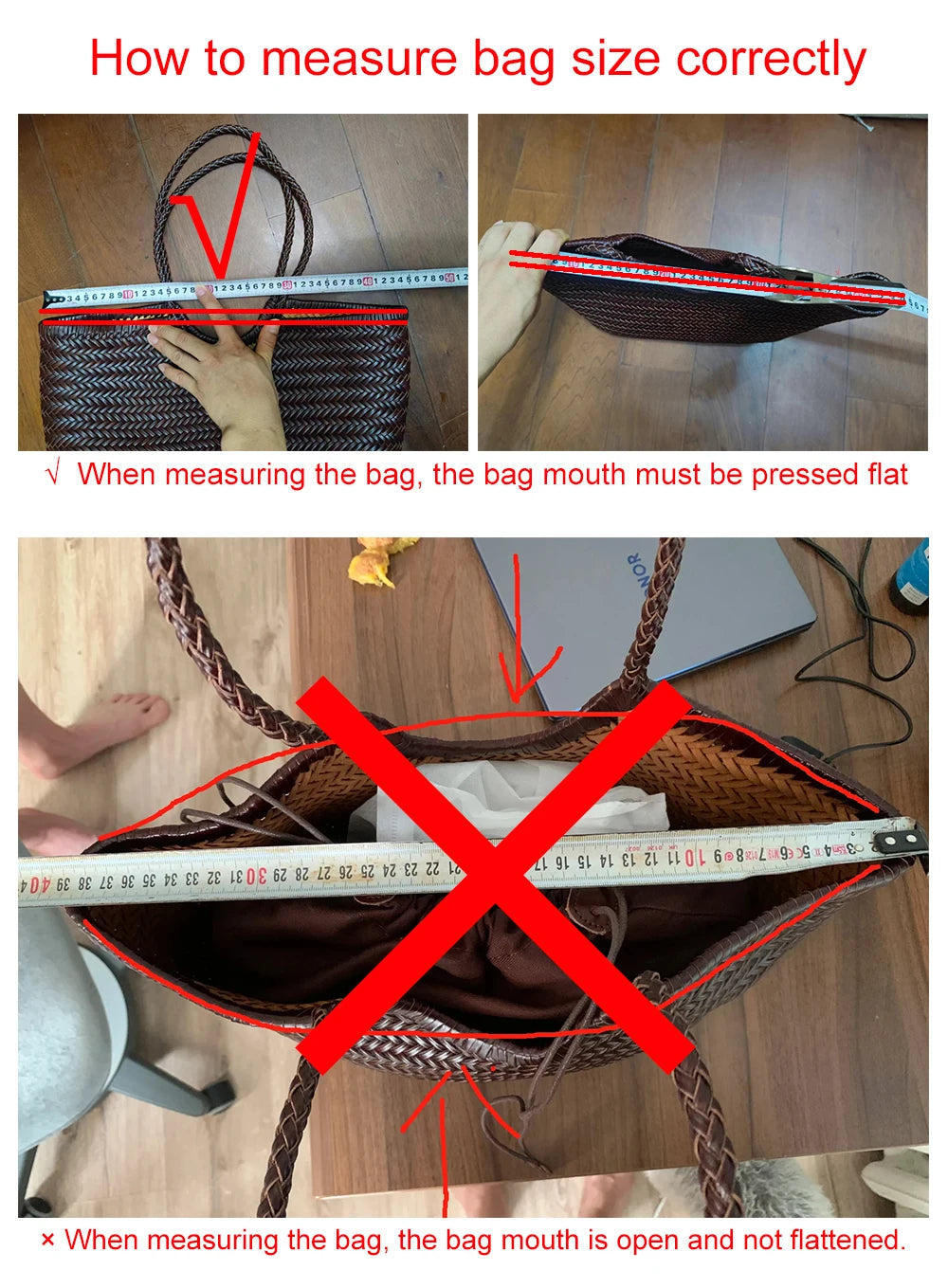 Genuine Leather Tote Bag For Women With Crossbody Strap - Smarsty