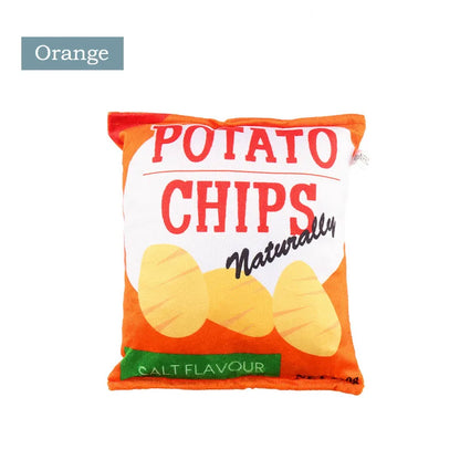 Funny Dog Crisps Squeaky Chew Toys for Small Pets - Smarsty