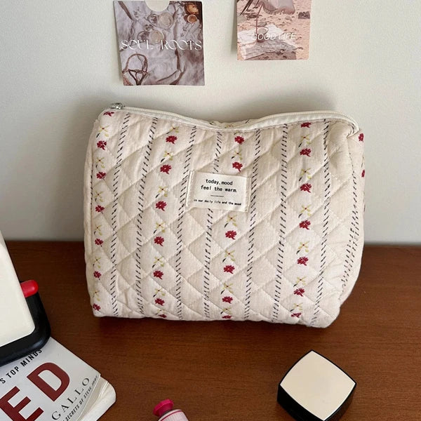 Large Capacity Women's Cosmetic Bags Cases Casual Ladies Small Storage Bag with Zipper Female Travel Clutch Bag Small Handbags - Smarsty