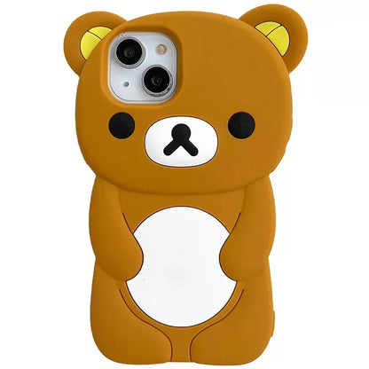 Rilakkuma Bear Silicone IPhone Case Soft Cover Slim Design - Smarsty