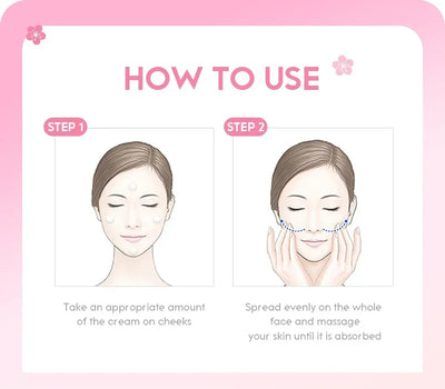 LAIKOU Japan Sakura Face Cream for Smooth Radiant Skin - Smarsty