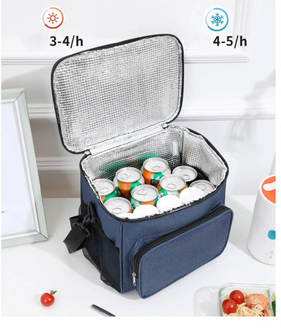 Insulated Lunch Bag With Large Capacity Oxford Cloth - Smarsty