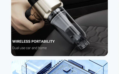 Cordless Car Vacuum Cleaner With Strong Suction Portable - Smarsty