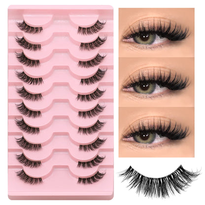 GROINNEYA Soft Natural Faux Mink Eyelashes for Everyday Wear - Smarsty
