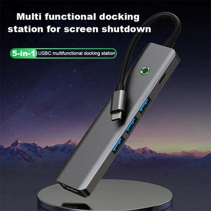 USB C Hub Docking Station Multiport 4K HDMI RJ45 VGA