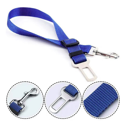 Adjustable Dog Car Seat Belt Harness for Safety - Smarsty