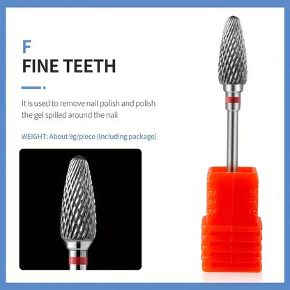 Tungsten Carbide Nail Drill Bits for Effective Gel Polish Removal - Smarsty