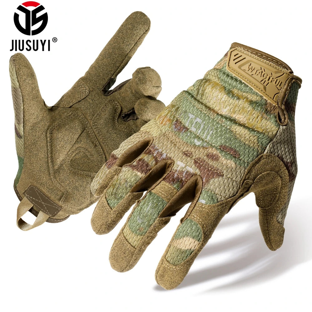Touchscreen Tactical Gloves Shockproof Non Slip Full Finger - Smarsty