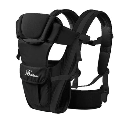Baby Sling Carrier, 4-in-1 Ergonomic Baby Backpack Carrier, Easily Adjustable Baby Carrier Newborn to Toddler by Smarsty