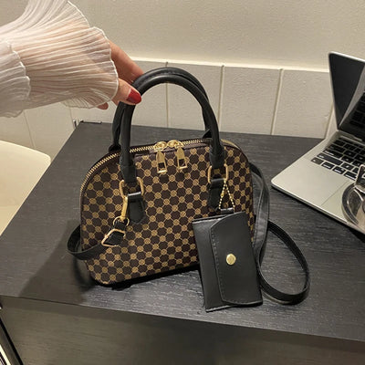 Lux Plaid Crossbody Bag For Women With Compact Mini Purse - Smarsty
