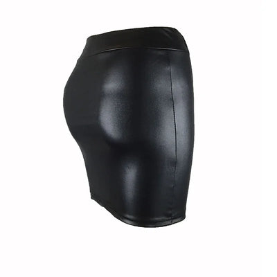 Women Summer Mini Skirts High-waist Slim Fittness Hip Pencil Skirts Vintage Bodycon Skirt Sexy Clubwear Ladies Office Clothing - Smarsty