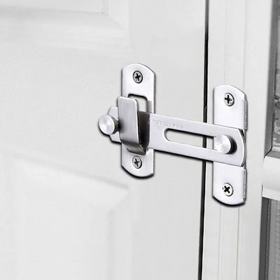 Sliding Barn Door Latch Sliding Right Angle Door Latch Door Bolt Wine Cooler Closet Window Door Latch Plug Baby Safety Latch - Smarsty