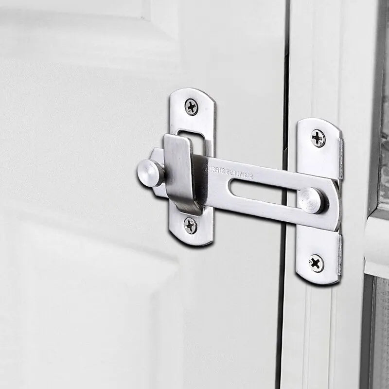 Sliding Barn Door Latch Sliding Right Angle Door Latch Door Bolt Wine Cooler Closet Window Door Latch Plug Baby Safety Latch - Smarsty