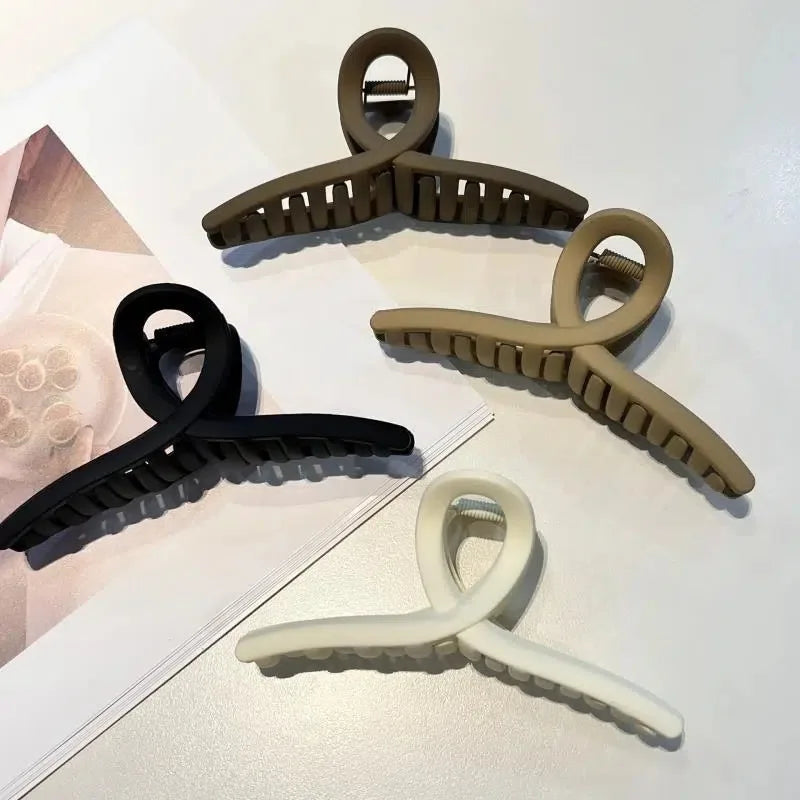 Large Matte Hair Claw Clips For Women Strong Hold Comfort - Smarsty