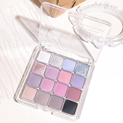 Sixteen-Color Korean Eye Shadow Palette for Long-Lasting Wear - Smarsty