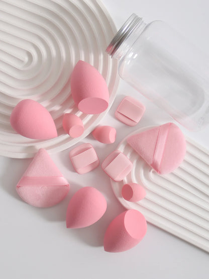 12Pcs Latex-Free Makeup Sponge Set for Flawless Application - Smarsty