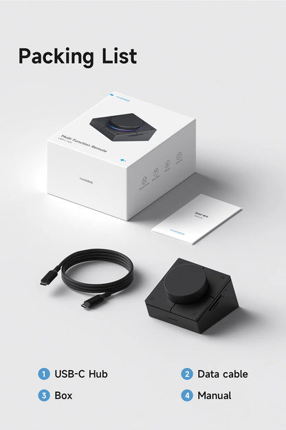 USB C Hub Docking Station Shortcut Buttons Volume Control