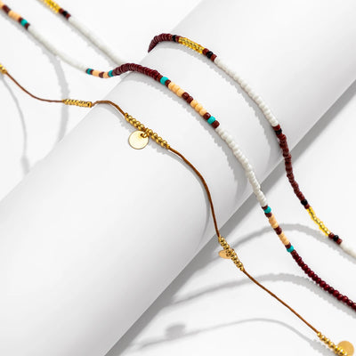 Bohemian Multi Layered Beaded Waist Chain Jewelry - Smarsty