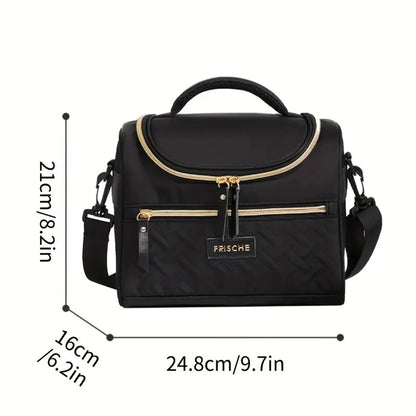 Insulated Lunch Bag With Padded Shoulder Strap For Work - Smarsty