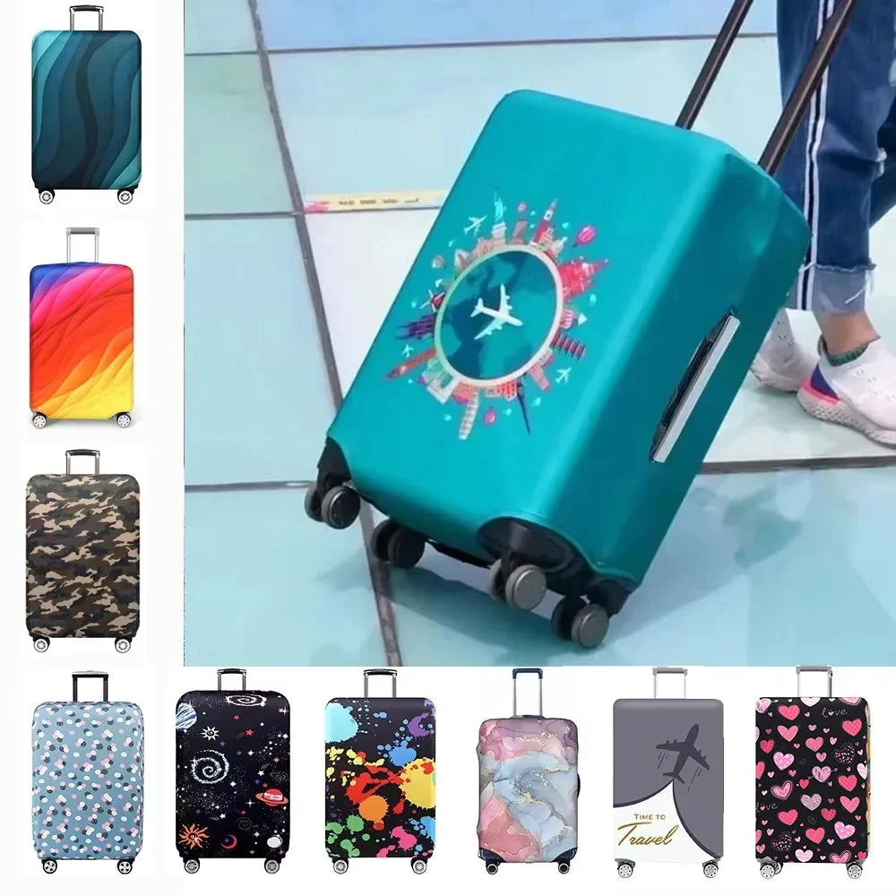 Luggage Cover Suitcase Cover Protector Suitcase For 18-32 Inch Luggage Boot Washable Prevent Scratches Travel Accessories - Smarsty