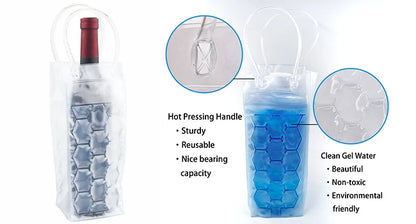 Eco-Friendly Ice Wine Cooler Bag with Chill Feature - Smarsty