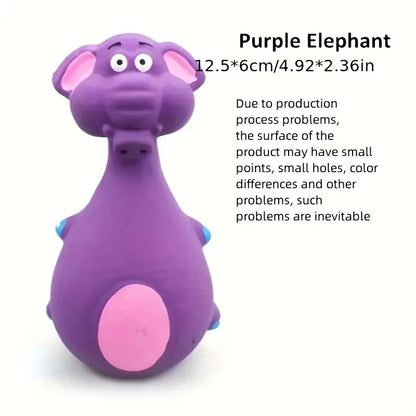 Interactive Squeaky Rubber Toys for Small Dogs - Smarsty