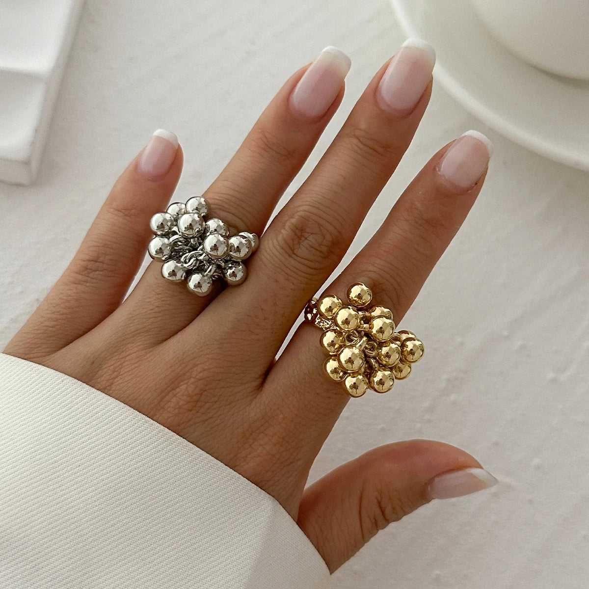 Creative Metal Open Finger Ring for Couples - Smarsty