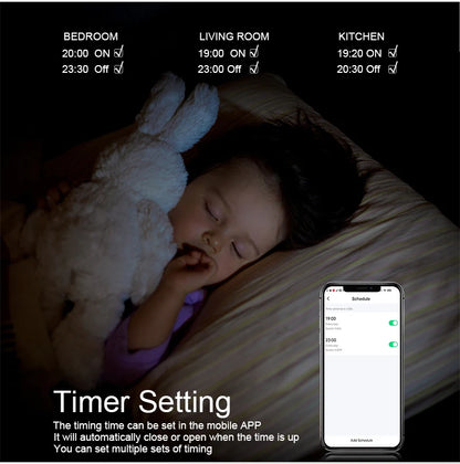 Tuya Smart Touch Switch No Neutral Wire Compatible with Alexa - Smarsty