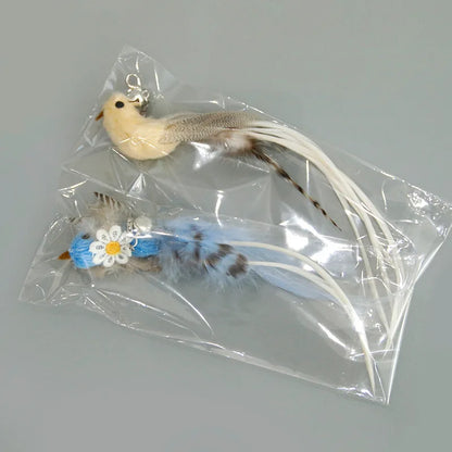 Interactive Cat Wand Toy with Suction Cup and Bell - Smarsty