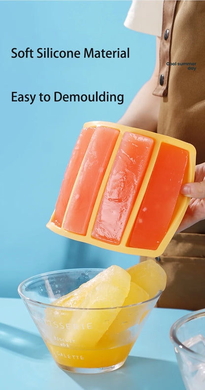 Giant Silicone Ice Cube Tray for Easy Release - Smarsty