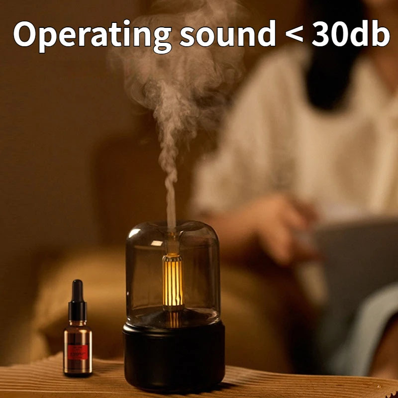Candlelight Aromatherapy Humidifier for Home Office - Smarsty