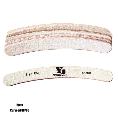 Professional Nail File Set with 5 Colors and Multiple Grits - Smarsty