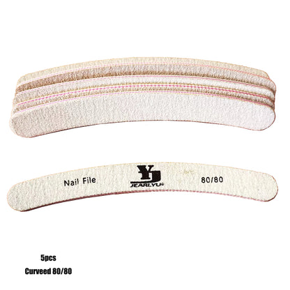 Professional Nail File Set with 5 Colors and Multiple Grits - Smarsty
