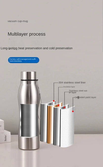 High Quality Stainless Steel Sport Water Bottle 1000ml - Smarsty