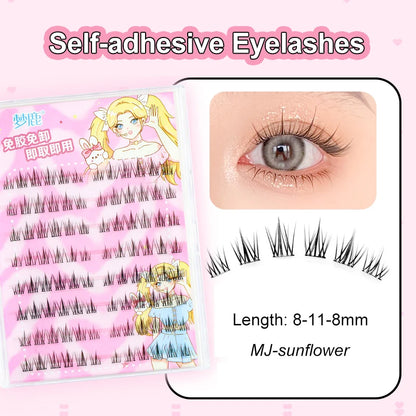 Self Adhesive Cluster Lashes for Effortless Application - Smarsty