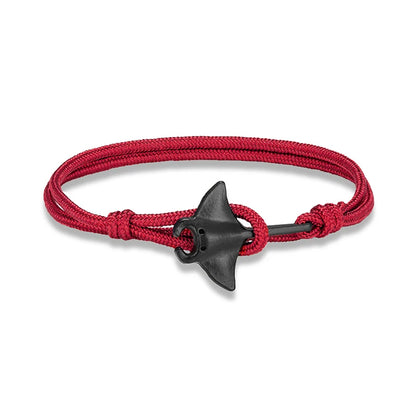 Adjustable Ocean Animals Manta Ray Paracord Bracelet - Smarsty