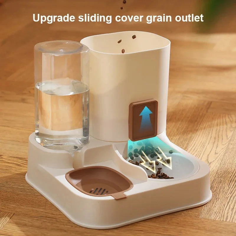 Automatic Cat Feeder with Water Dispenser Large Capacity - Smarsty