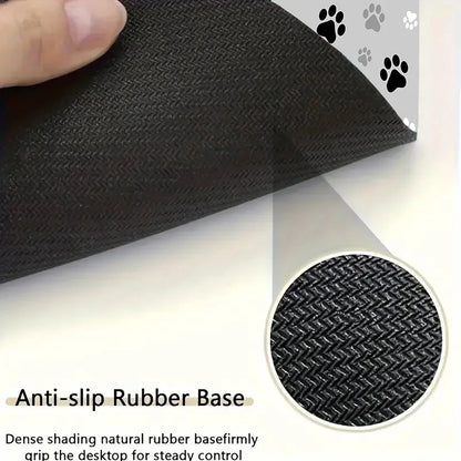 Absorbent Leak Proof Pet Feeding Mat for Easy Cleaning - Smarsty